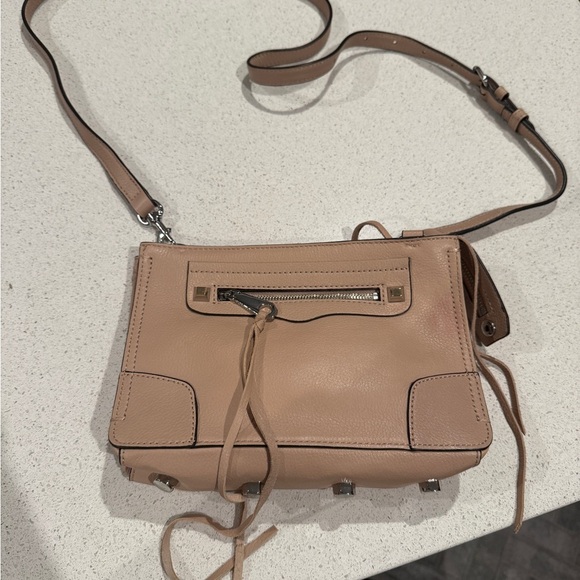 Rebecca Minkoff Crossbody Bag with Adjustable Strap and Minimalist Design - Picture 1 of 8